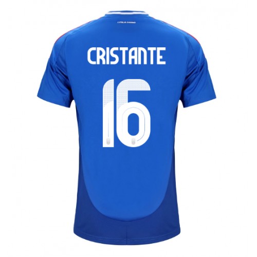 Dres Italija Bryan Cristante #16 Domaci EP 2024 Kratak Rukav